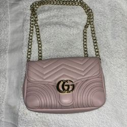 Gucci Calfskin Matelasse SmallGG Marmont Shoulder Bag