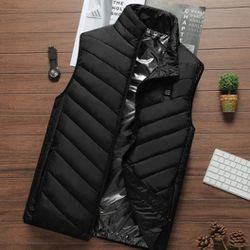 Heated Puffer Vest with integrated light Battery Pack 5000mAh