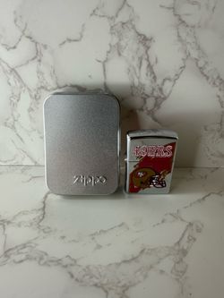 Zippo San Francisco 49ers NFL  Helmet Chrome Lighter with Tin Case