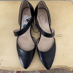 Lifestride Comfort Black Low Heel Pumps