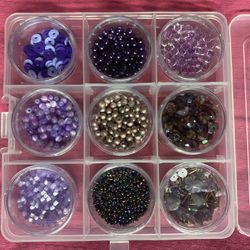Purple & Lavender Glass Beads