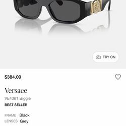 Versace Sunglasses 