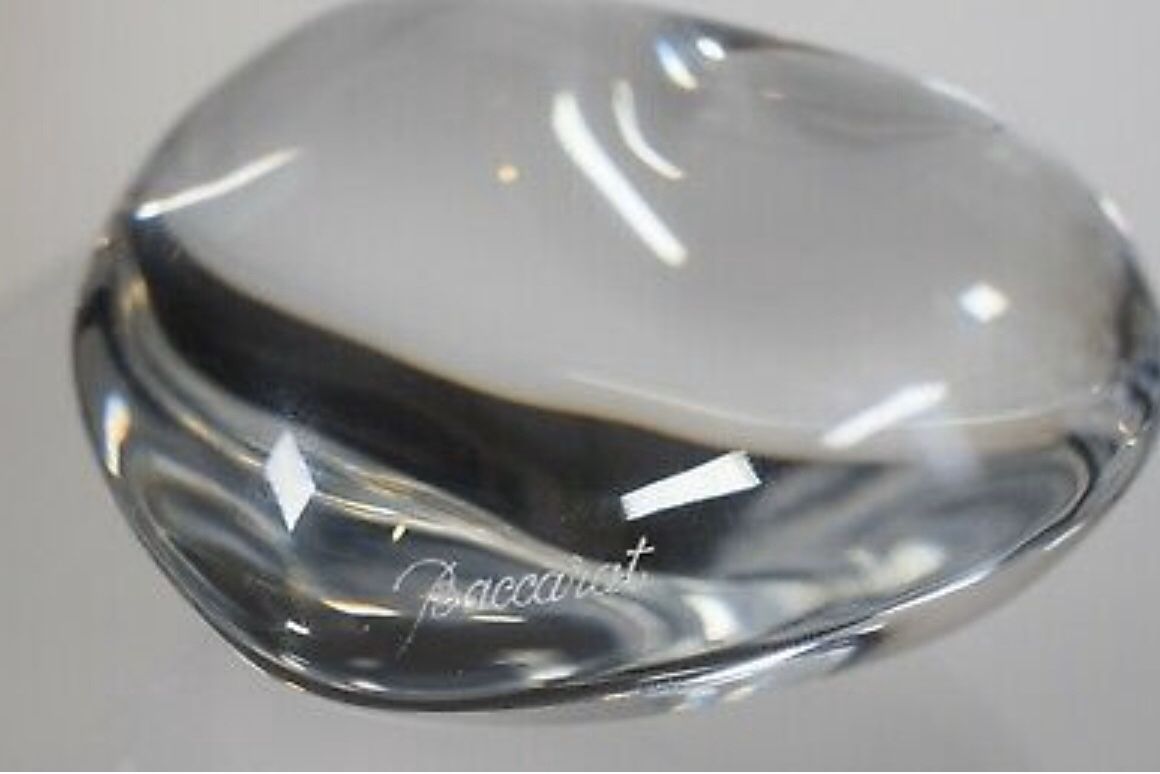 Baccarat Crystal Puffed Heart