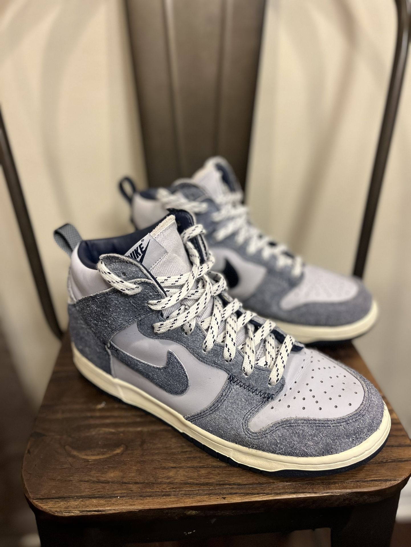 Nike x NOTRE Dunk Hi Midnight Navy Blue Void CW3092-400 sz 9.5 Men's 