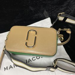 Marc Jacobs Snapshot  Crossbody Bag Sandcastle Multi