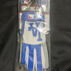 LA Dodgers Kids Batting Gloves Youth Size M/L