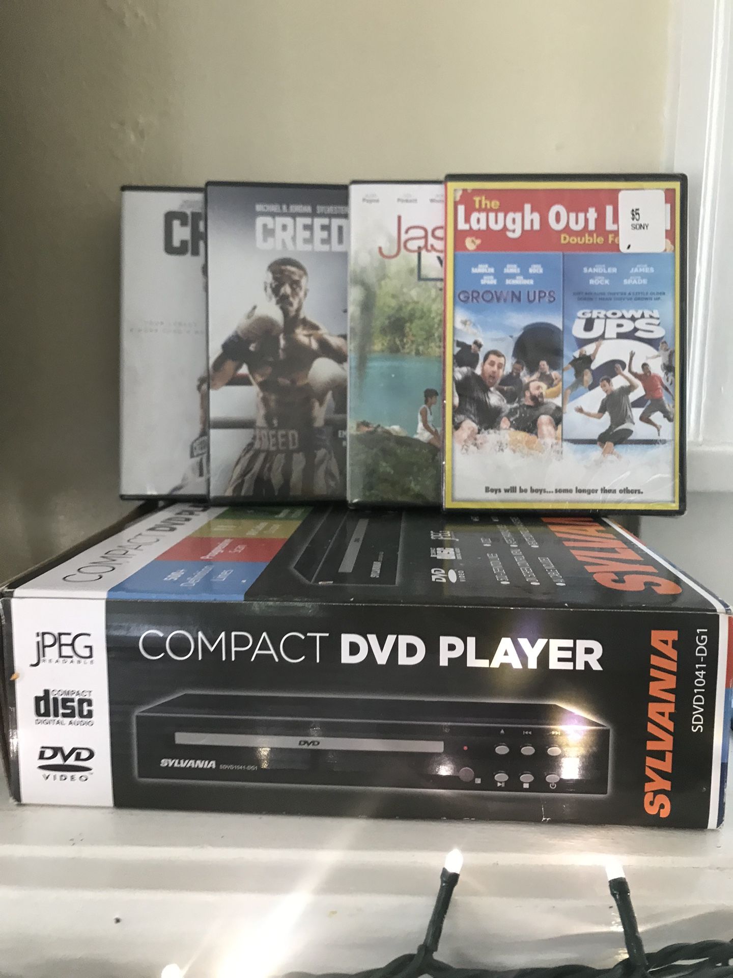 New DVD player, 4 new movies