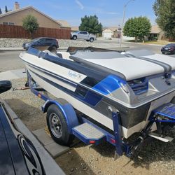 1995 Stingray spider boat.