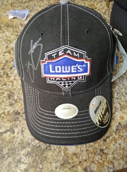 Jimmie Johnson signed hat (new)