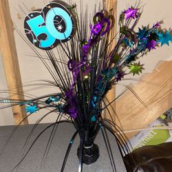 50th Birthday Table Decorations 