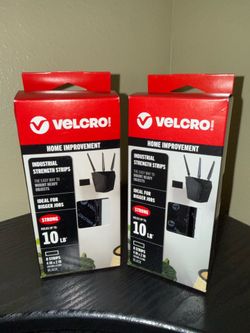 Velcro Industrial Strength Strips Bundle 2 Boxes Heavy Duty Mounting Fasteners 16 Strips