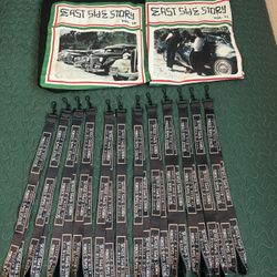 12 East side story landyards, and 2 size S shirts