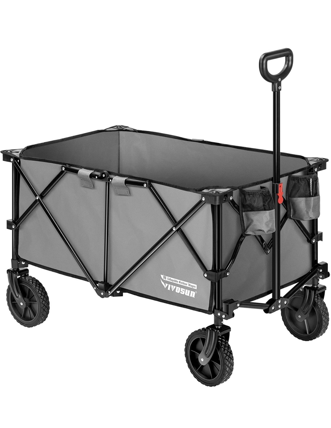 VIVOSUN Heavy Duty Folding Collapsible Wagon Utility Outdoor Camping