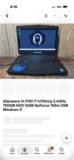 Alienware 14FHD Windows 11 Computer Bundle
