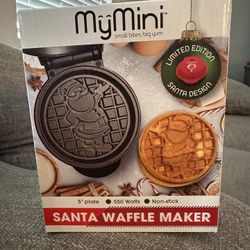 5in Santa Waffle Maker 