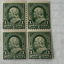 United States 279 Block Of 4 stamps Mint No Hinge 