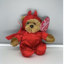 Galerie Devil Costume Plush Bear with Original Paper Tags