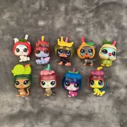 LPS Thirsty Pets Cooler Crew Lot (9 total)