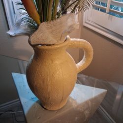 Terricatta Vase  12"Inhight (new in box) Flowers Not Included