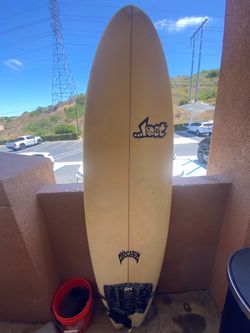 lost mayhem x round nose fish surfboard