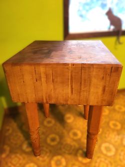 $700 OBO Wooden Butcher Block Prep Table