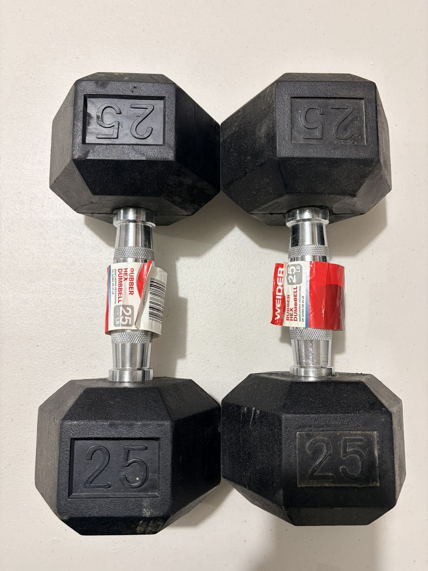 25 Lb Dumbbells
