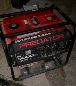 Predator 9000 Watt generator 5 Months Old