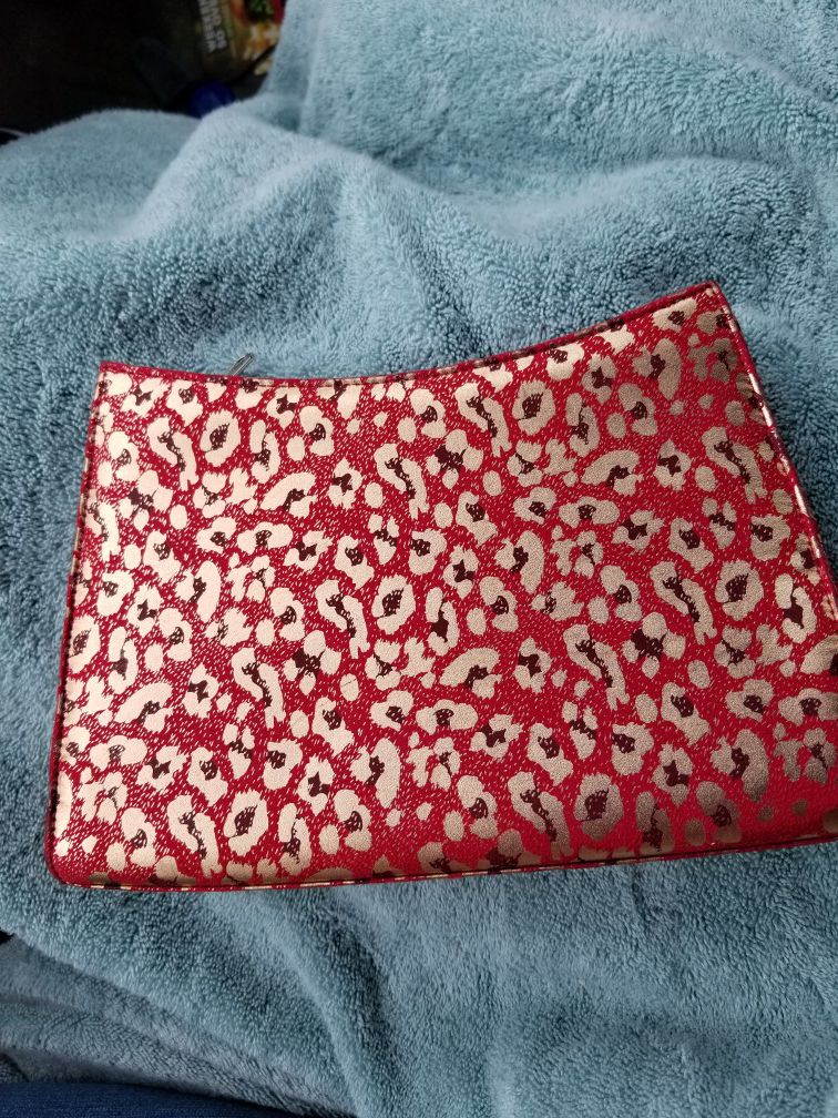 Nice red/ gold clutch purse