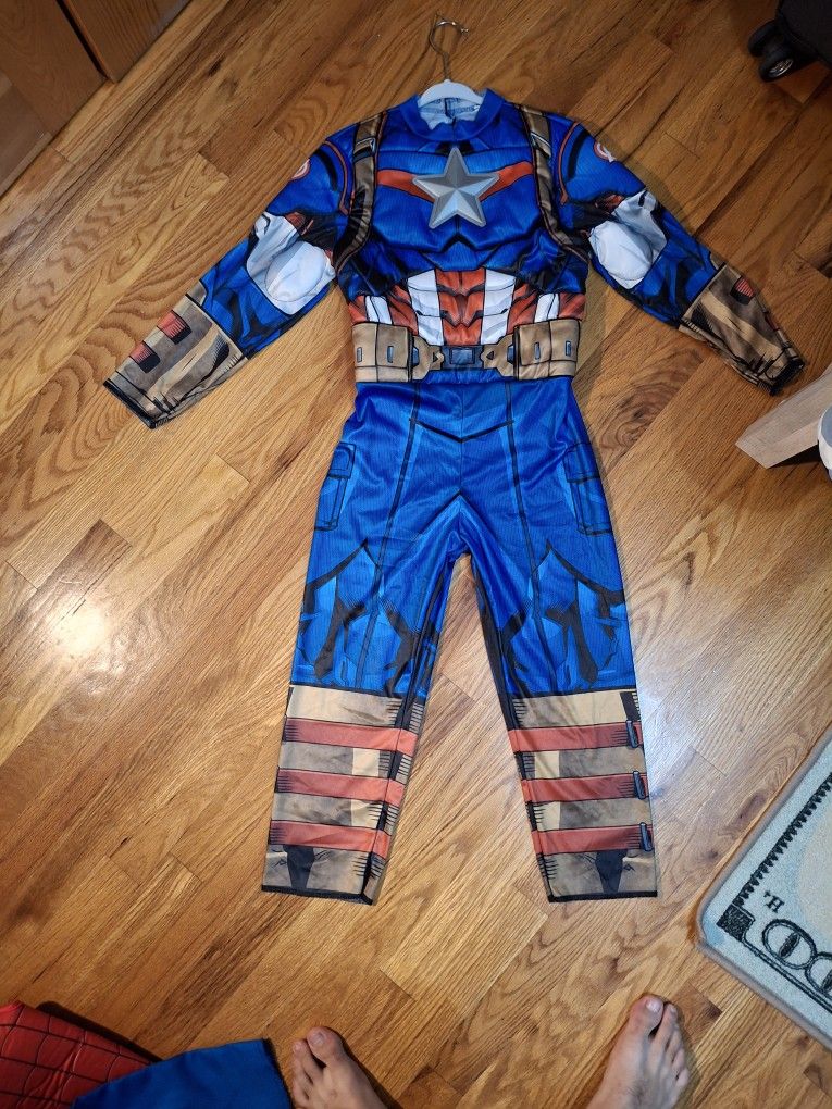 Kids Halloween Costumes – Captain America & Spider-Man