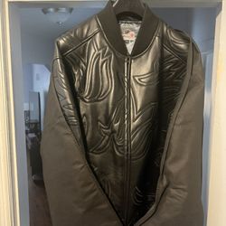 Al Wissam leather Coat
