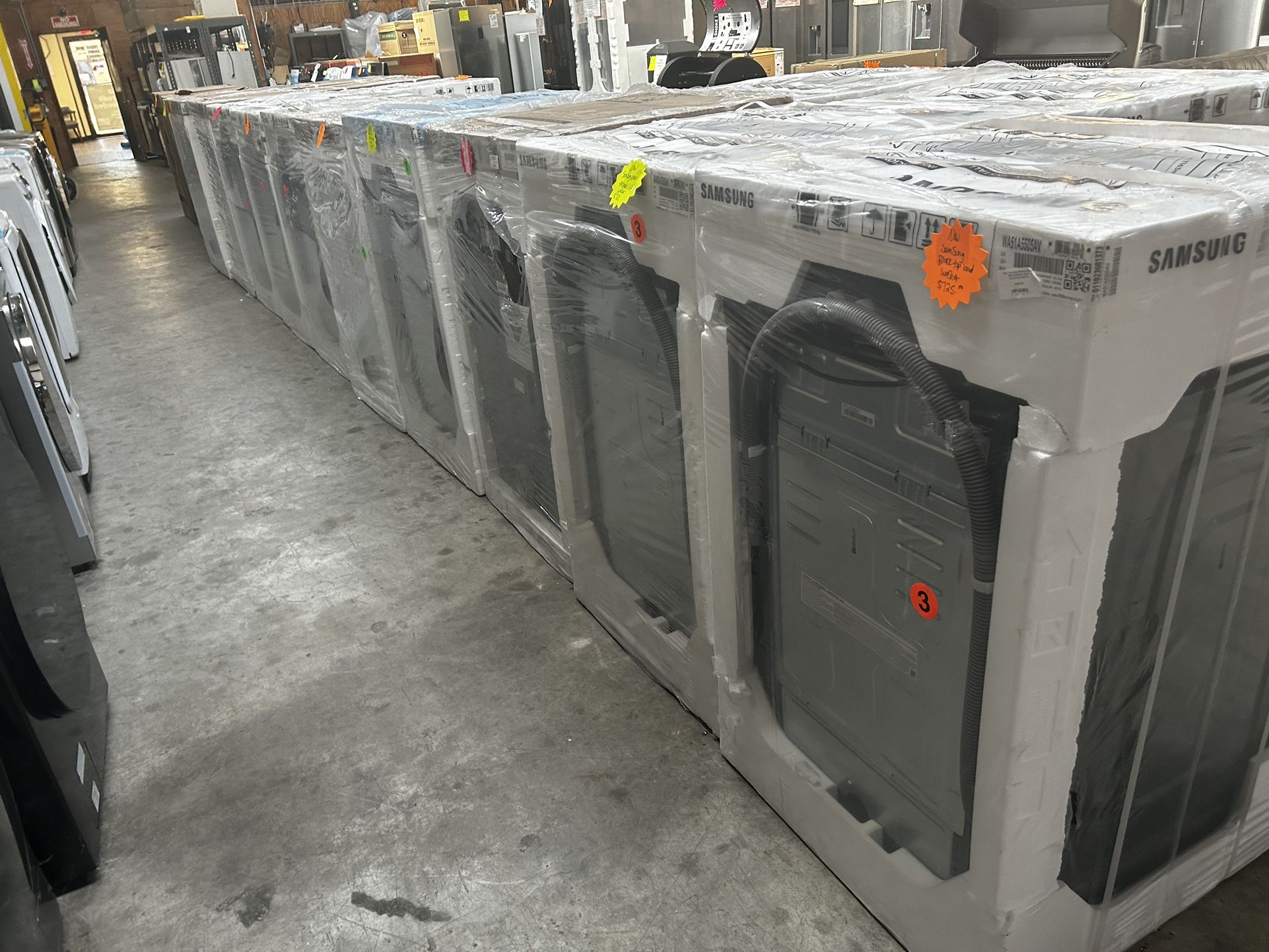 NEW IN THE BOX! SAMSUNG TOP LOAD WASHER AND DRYER SETS $1350 1 Year Warranty