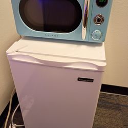 Mini Fridge & Microwave Combo