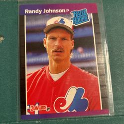 1989 Randy Johnson Error Card