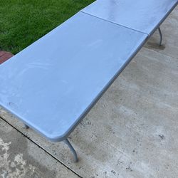 Lowes Folding table 8ft