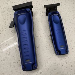 BaByliss PRO COMPACT  Lo-PRO FX  Blue Clipper & Trimmer COMBO 