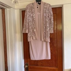 Size 12 (2) Piece Blush Dress