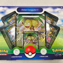  Pokemon TCG: Pokemon GO Collection—Alolan Exeggutor V : Toys &  Games
