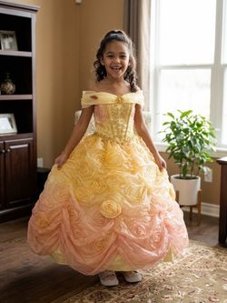 7-8age Bells princess beauty and the beast costume just came out of the cleaners