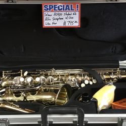 Selmer AS400 Student Eb Alto Saxophone W/ Case Like New 