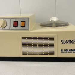 Gelato Maker Machine Simac IL The Ice Cream Man Gelataio Model 1600 Made In Italy With Instructions Sorbet Frozen Yogurt Frozen Drinks Sherbet