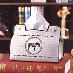 Luxury tissue box, tissue paper, napkin holder, napkin storage, appliances storage