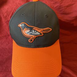 Men's Baltimore Orioles Adjustable Hat MLB Black/Orange