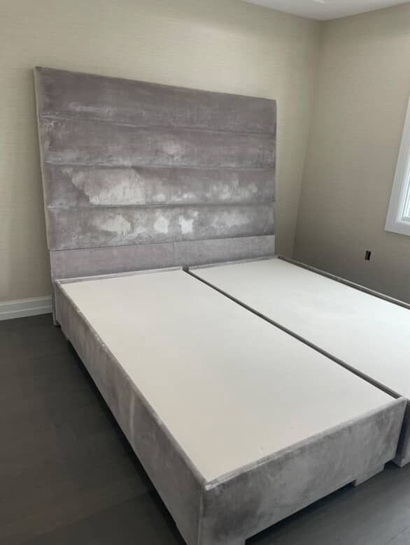 Large King Size Headboard With 2 Bed frames