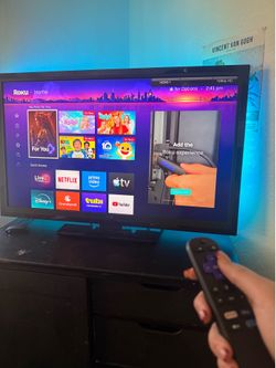 40 Inch Vizio TV with LED Backlights and Roku