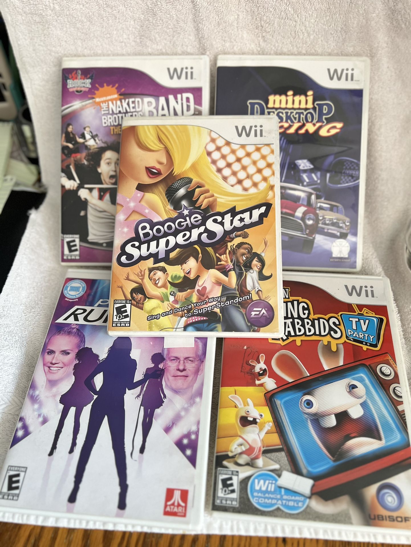 Wii Game Bundle Of 5