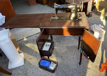 Vintage Foldaway Sewing Machine