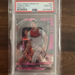 2020  Lamelo Ball Prizm Rookie Card Pink Ice