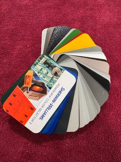 sherwin williams powdura color selector 3 Sample Chart Sheets 2”x3” C10)