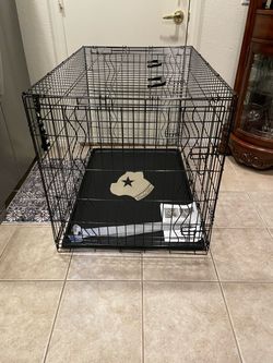 New Extra Large 42” Wire Crate $55 Firm-Firme