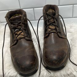 Caterpillar Boots Mens  Steel Toe brown size 11 M  
